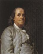 Joseph-Siffred  Duplessis Portrait of Benjamin Frankli Sweden oil painting artist